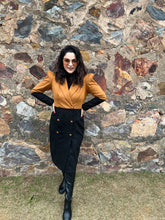 Colour - Block Suede Dress